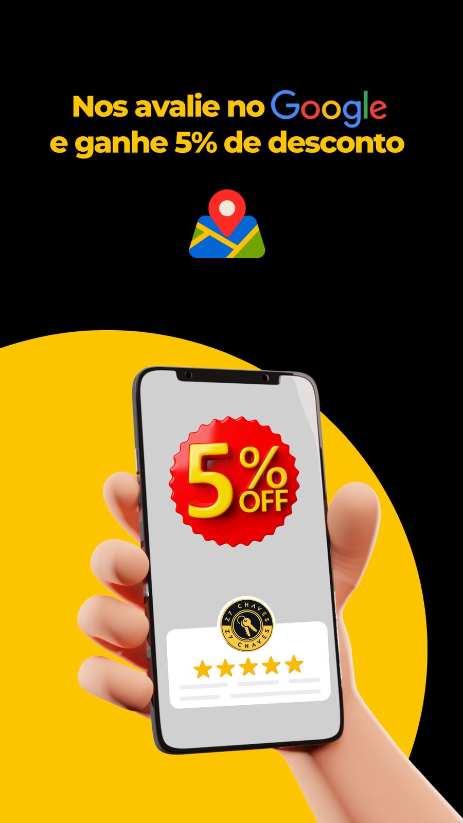 Desconto Google Avaliação